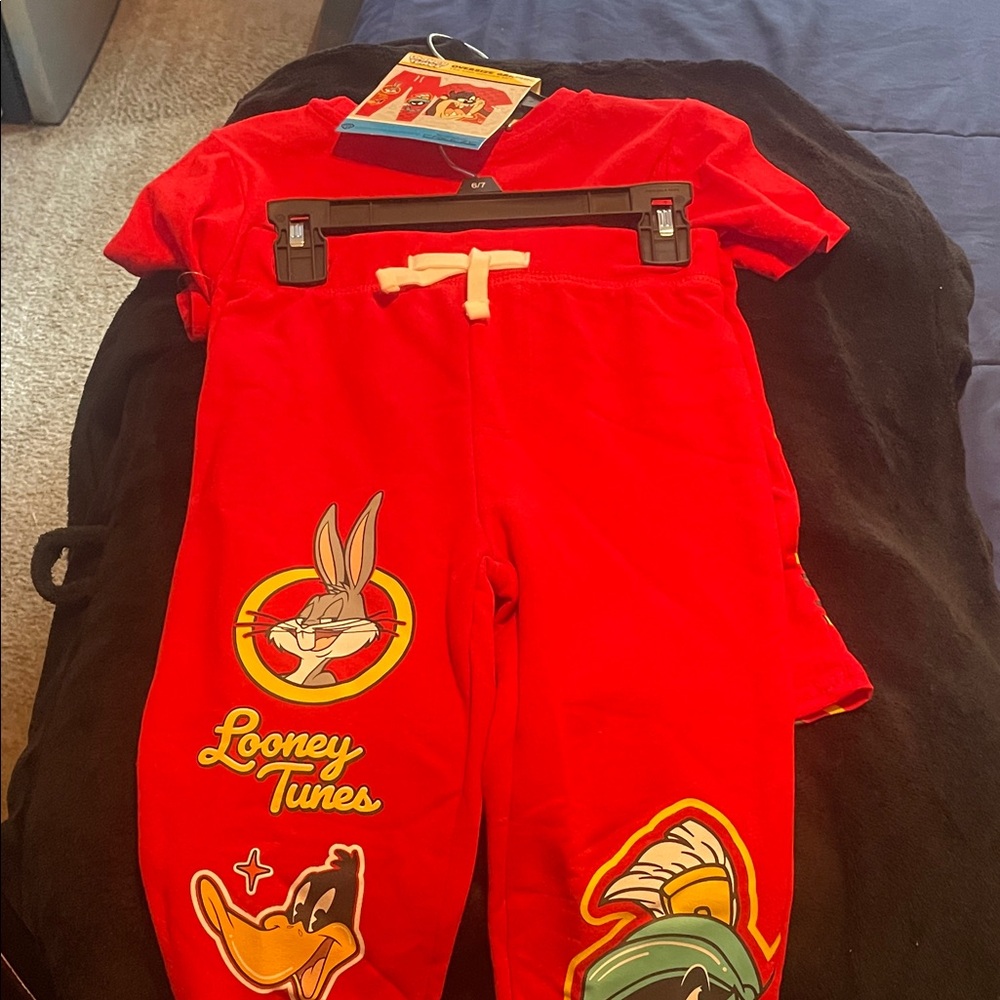Warner Bros. Red Looney Tunes Kids Joggers